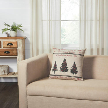 Sawyer Mill Holiday Tree Pillow 18x18 - The Fox Decor
